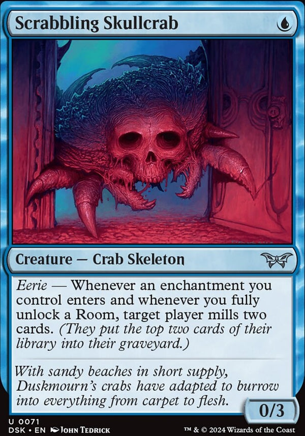 Scrabbling Skullcrab [#0071] (DSK-U-FOIL)