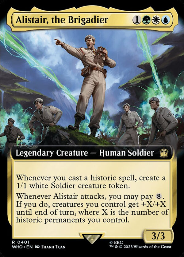 Alistair, the Brigadier [#0401 Extended Art] (WHO-R-FOIL)