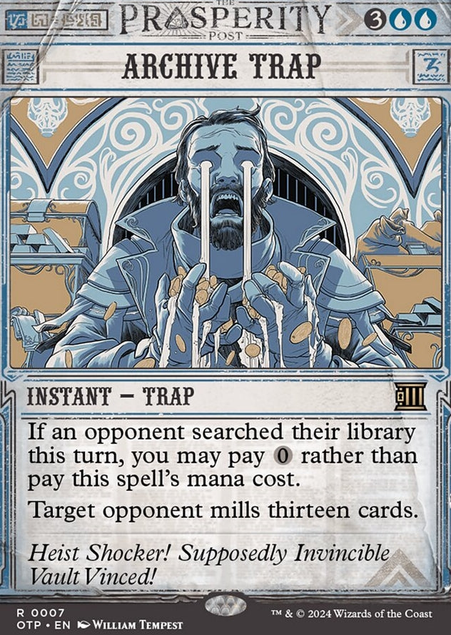 Archive Trap [#0007 Showcase] (OTP-R-FOIL)
