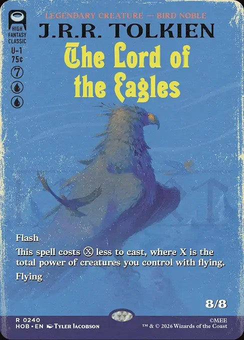 The Lord of the Eagles [ #0240 Borderless Book Cover ] (HOB-R)