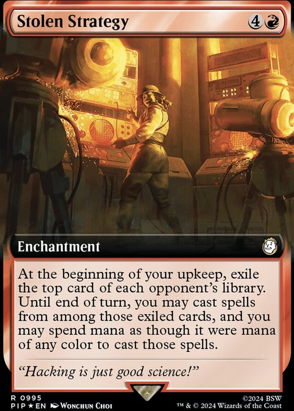 Stolen Strategy [#0995 Extended Art Surge Foil] (PIP-R)