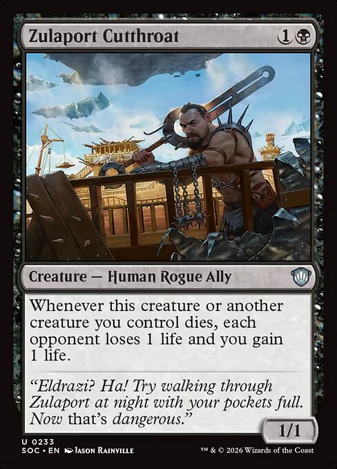 Zulaport Cutthroat [ #0233 ] (SOC-U)