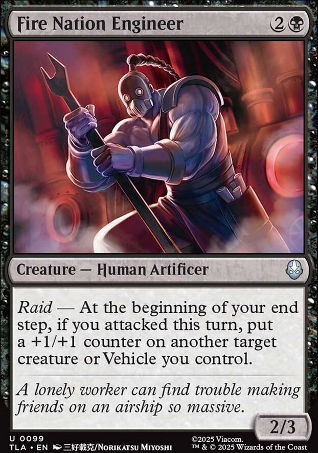 Fire Nation Engineer [ #0099 ] (TLA-U)