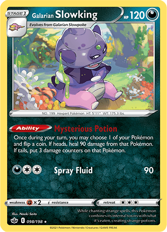 Galarian Slowking - 098/198 (SWSH06) Holo Rare - Near Mint Holofoil