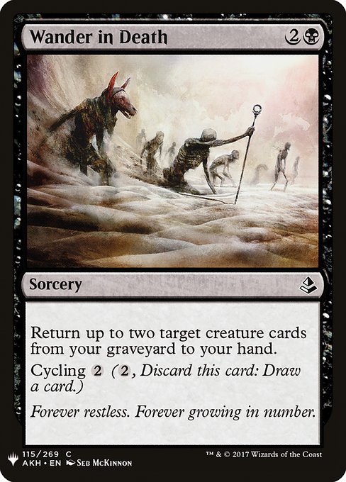 Wander in Death [Mystery Booster #0821] (AKH-C)