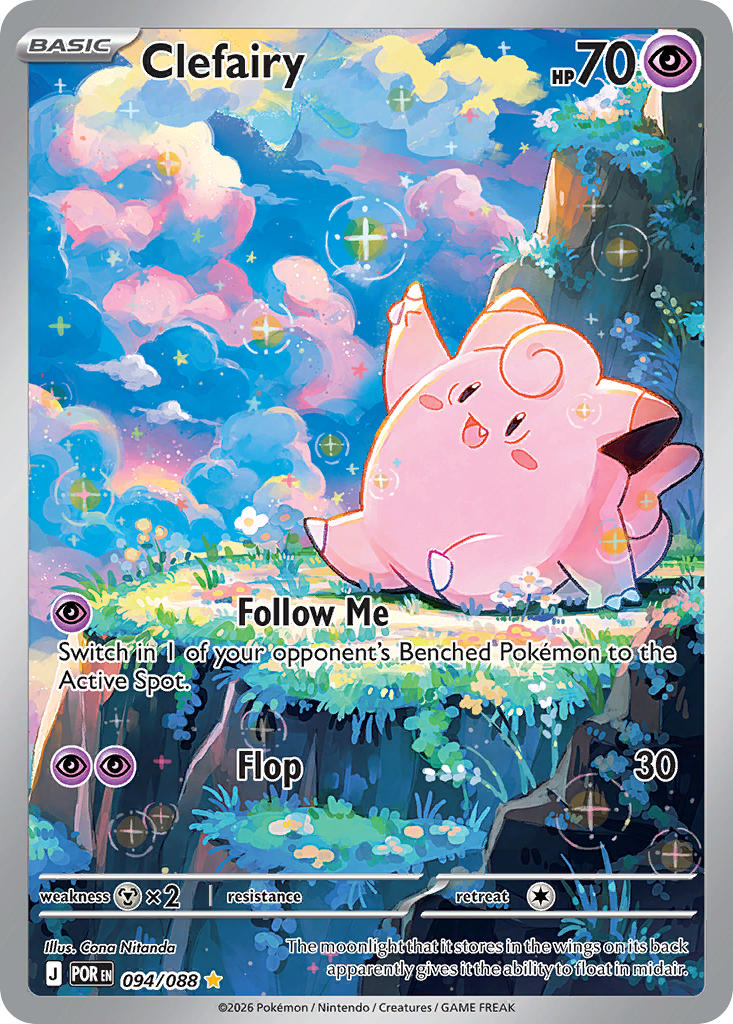 Clefairy - 094/088 (POR) Shiny Rare