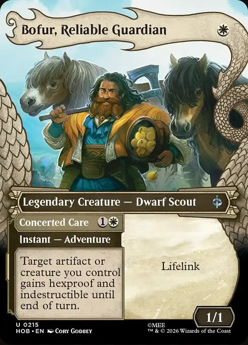 Bofur, Reliable Guardian // Concerted Care [ #0215 Showcase Dragon Hoard Frame ] (HOB-U)