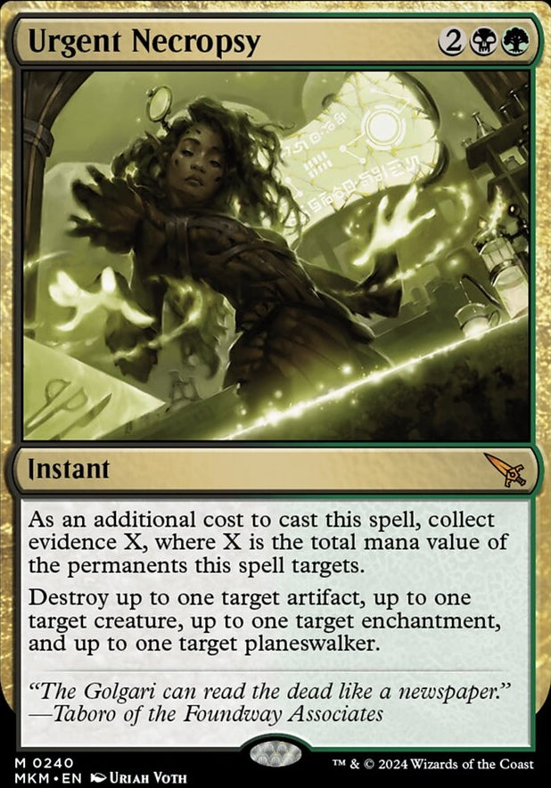 Urgent Necropsy [#0240] (MKM-M)