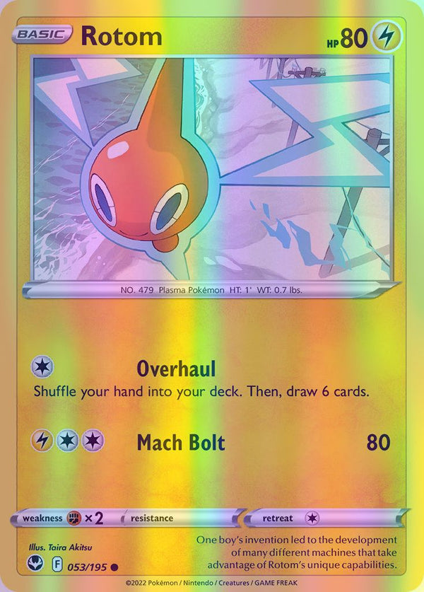 Rotom - 053/195 (SWSH12) Common - Near Mint Reverse Holofoil