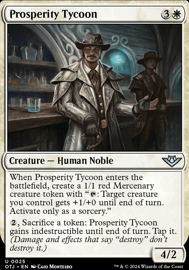 Prosperity Tycoon [#0025] (OTJ-U-FOIL)