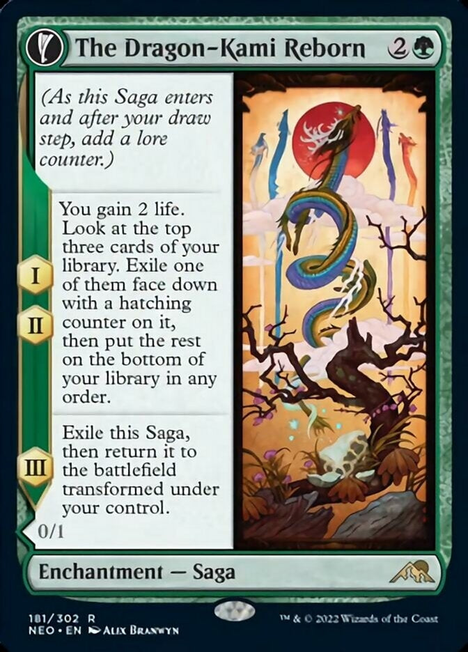 The Dragon-Kami Reborn // Dragon-Kami's Egg [ #181/302 ] (NEO-R)