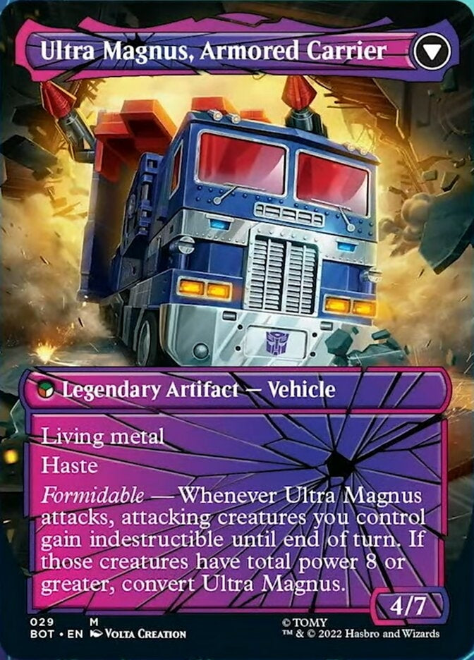 Ultra Magnus, Tactician // Ultra Magnus, Armored Carrier [#029 Shattered Glass] (BOT-M)