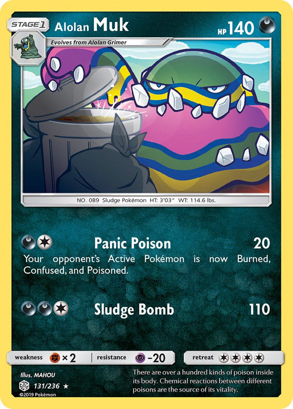 Alolan Muk - 131/236 (CEC) Rare - Near Mint