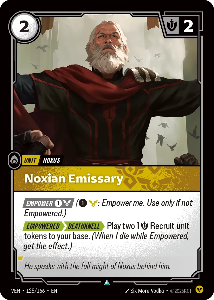 Noxian Emissary - 128/166 (VEN) Uncommon