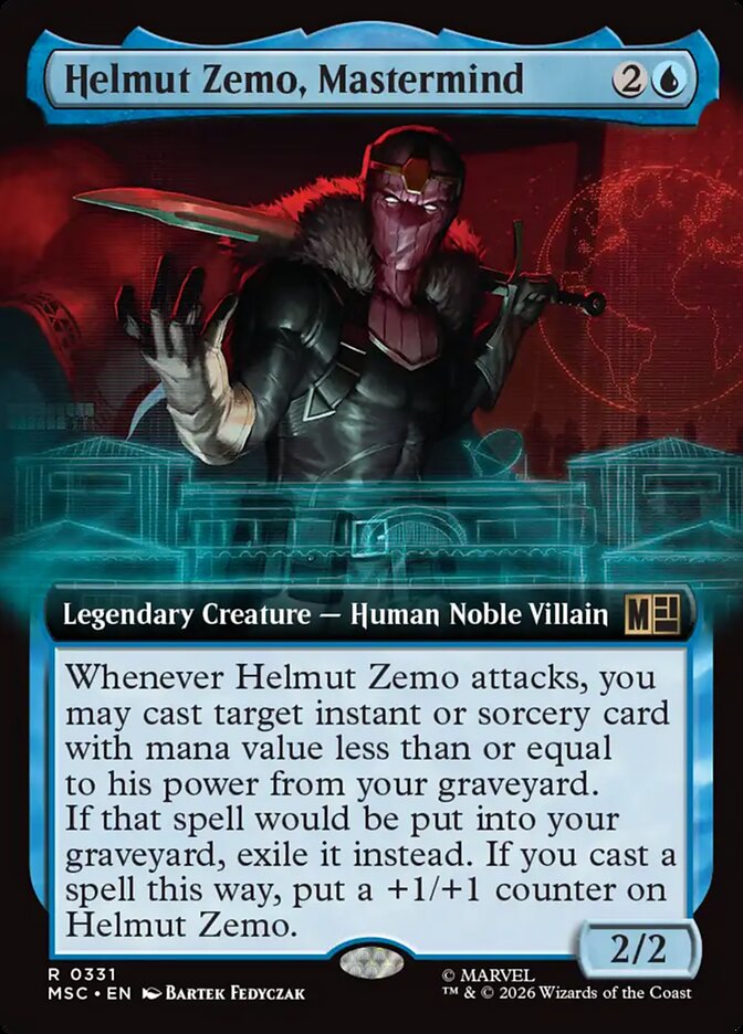Helmut Zemo, Mastermind [ #0331 Extended Art ] (MSC-R)