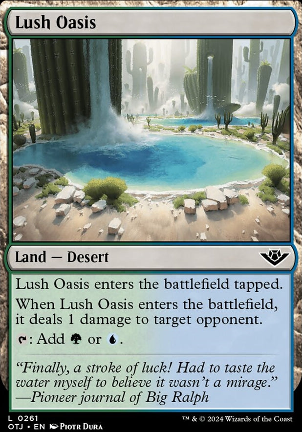 Lush Oasis [#0261] (OTJ-C-FOIL)