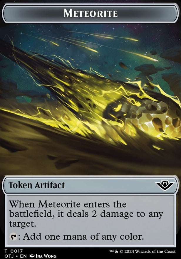 Meteorite Token [#0017] (OTJ-T)