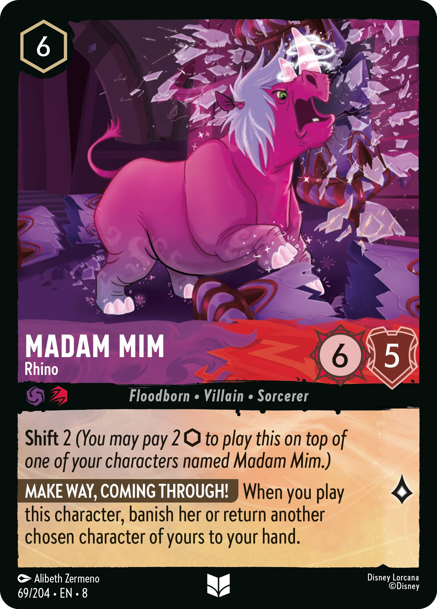 Madam Mim - Rhino (Reign of Jafar - 069/204 ) Uncommon