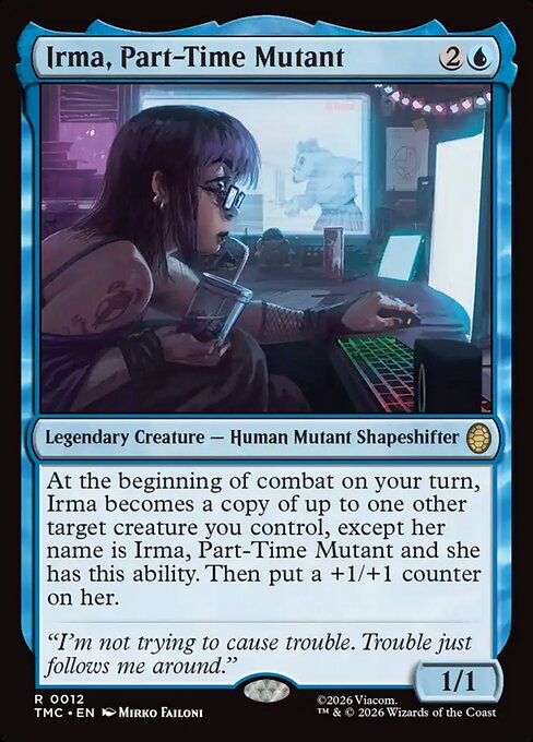 Irma, Part-Time Mutant [ #0012 Surge Foil ] (TMC-R)