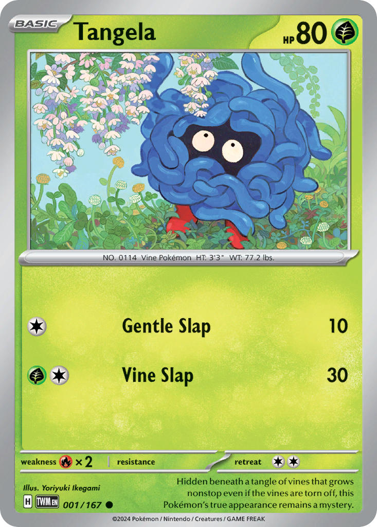 Tangela - 001/167 (TWM) Common - Near Mint