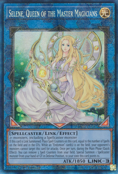 Selene, Queen of the Master Magicians (RA01-EN047) Prismatic Collector’s Rare - Near Mint 1st Edition