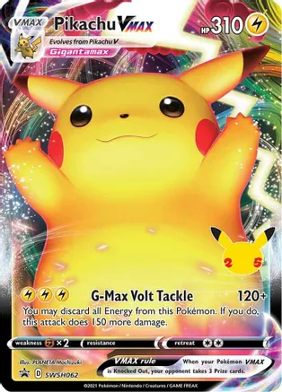 Pikachu VMAX - SWSH062 (SWSH:PR) Promo - Near Mint Holofoil