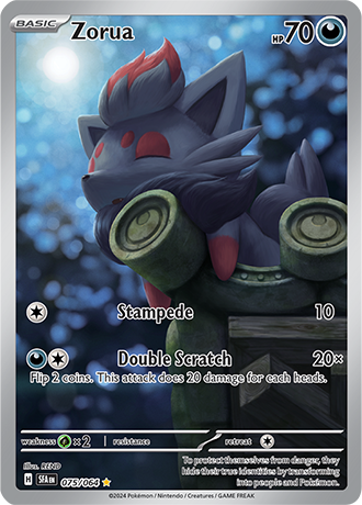 Zorua - 075/064 (SFA) Illustration Rare - Near Mint Holofoil