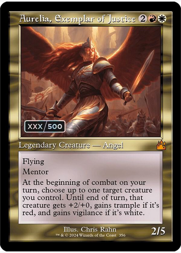 Aurelia, Exemplar of Justice [#356 Serialized #342] (RVR-R)