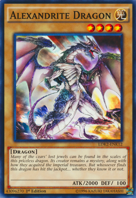 Alexandrite Dragon (LDK2-ENK12) Common - Near Mint 1st Edition