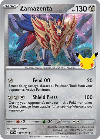 Zamazenta - 107/128 (30C) Rare