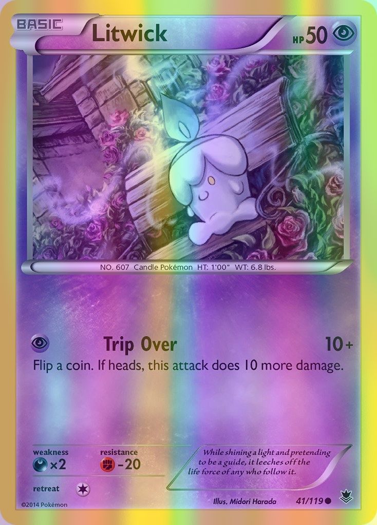 Litwick - 041/119 (PHF) Common - Near Mint Reverse Holofoil