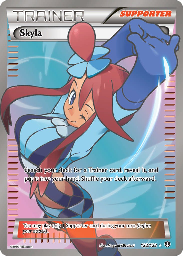 Skyla - 122/122 (BKP) Ultra Rare - Heavy Play Holofoil