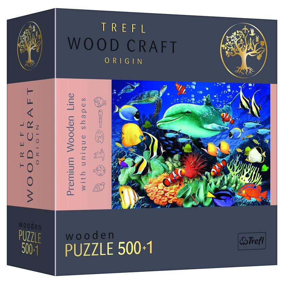 Puzzle: Woodcraft - Sea Life 500+1 Piece