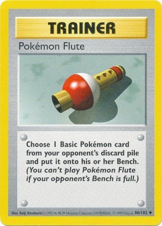 Pokemon Flute - 086/102 (BSS) Uncommon - Near Mint Unlimited