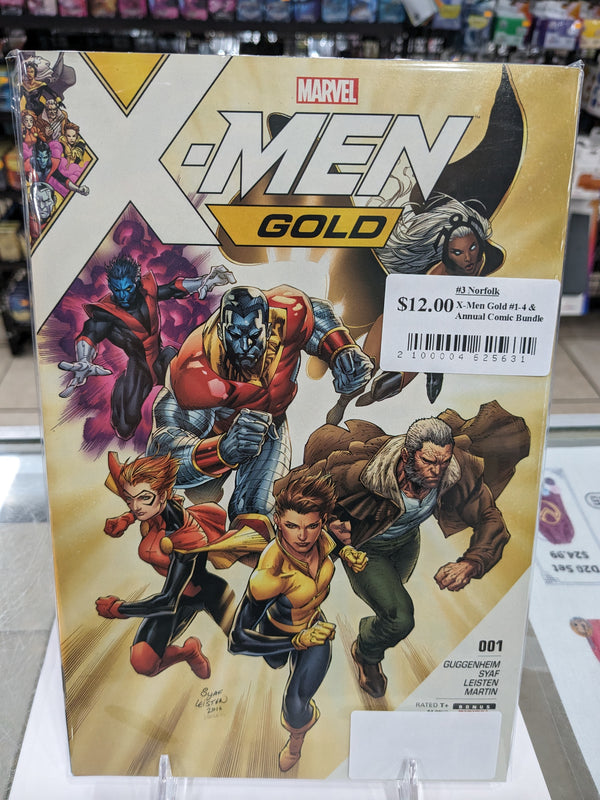 X-Men Gold #1-4 & Annual Comic Bundle