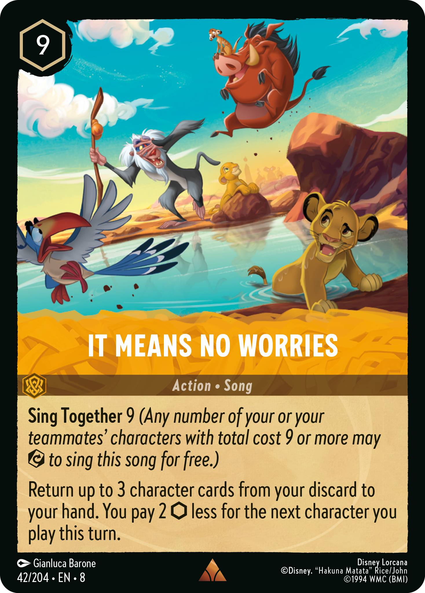 It Means No Worries (Reign of Jafar - 042/204 ) Rare