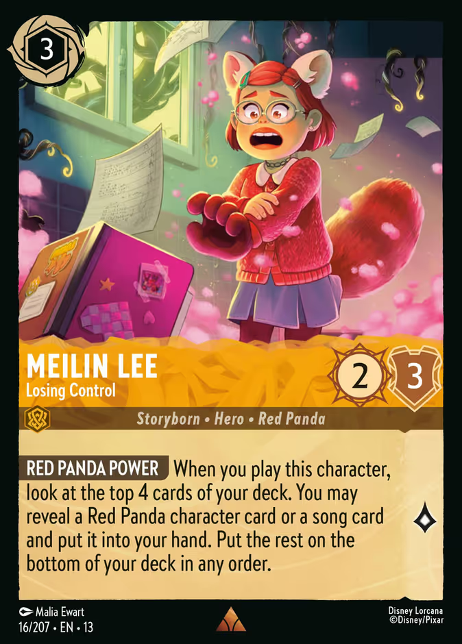Meilin Lee - Losing Control (016/204 - Attack of the Vine!) Rare