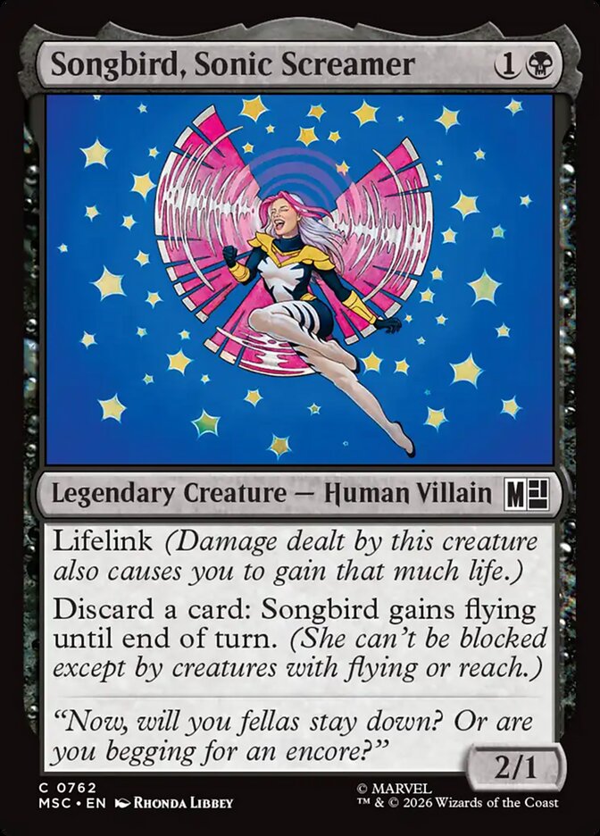 Songbird, Sonic Screamer [ #0762 ] (MSC-C)