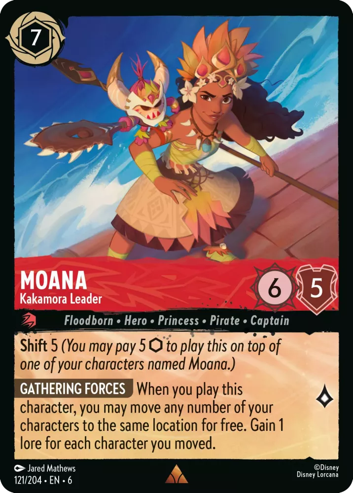 Moana - Kakamora Leader (Azurite Sea 121/204) Rare - Near Mint
