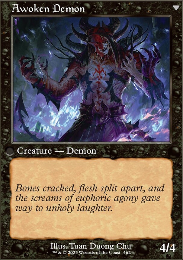 Ecstatic Awakener // Awoken Demon [ #0462 Retro Frame ] (INR-C)