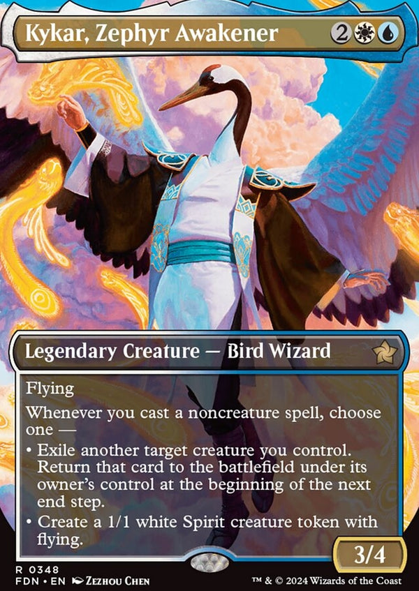 Kykar, Zephyr Awakener [#0348 Borderless] (FDN-R)