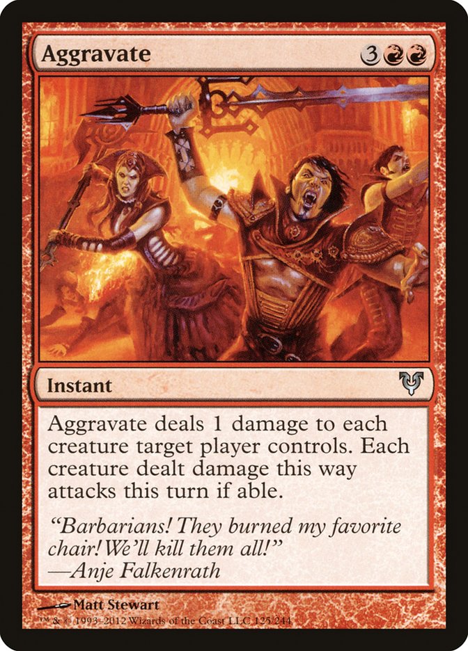 Aggravate (AVR-U-FOIL)