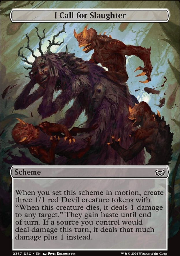 I Call for Slaughter [#0337 Scheme] (DSC-C)