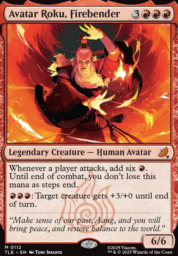 Avatar Roku, Firebender [ #0112 ] (TLE-M)