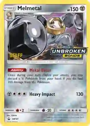 Melmetal (Prerelease) [Staff] - SM181 (SM:PR) Promo - Near Mint Holofoil
