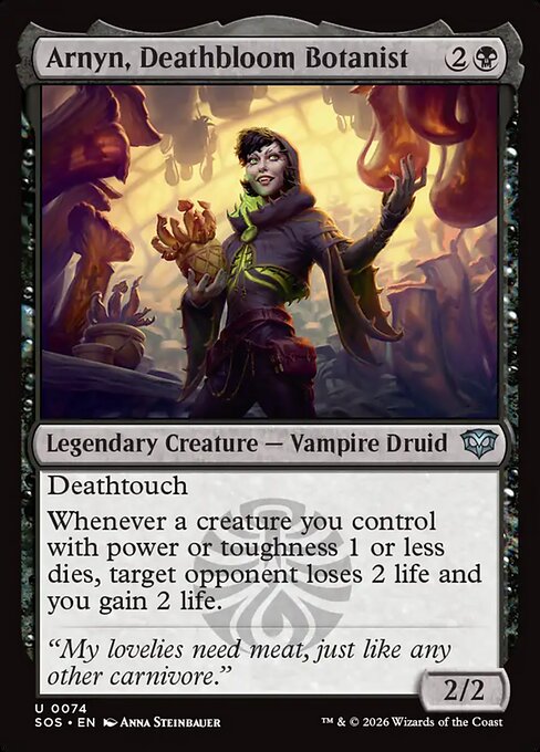 Arnyn, Deathbloom Botanist [ #0074 ] (SOS-U)