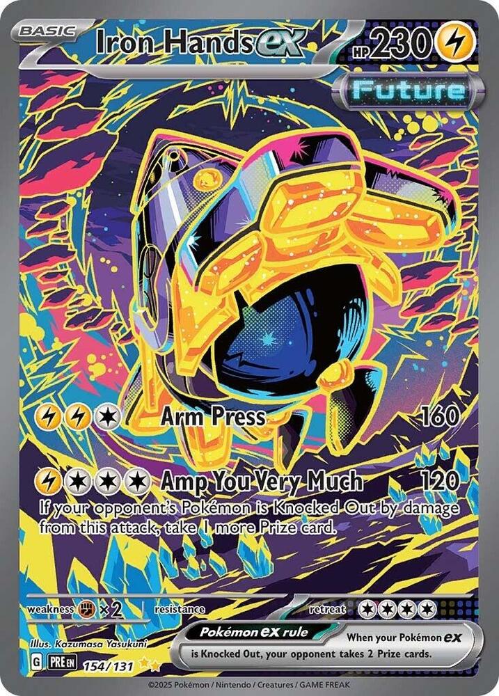 Iron Hands ex - 154/131 - 154/131 (PRE) Special Illustration Rare - Light Play Holofoil