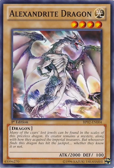 Alexandrite Dragon (BP02-EN004) Common - Near Mint 1st Edition