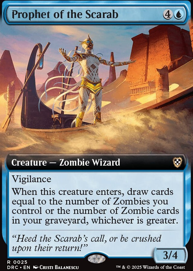 Prophet of the Scarab [ #0025 Extended Art ] (DRC-R)