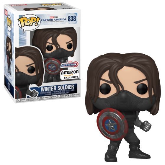 POP Figure: Marvel Winter Soldier #0838 - Winter Soldier (Amazon) (Box Damage)